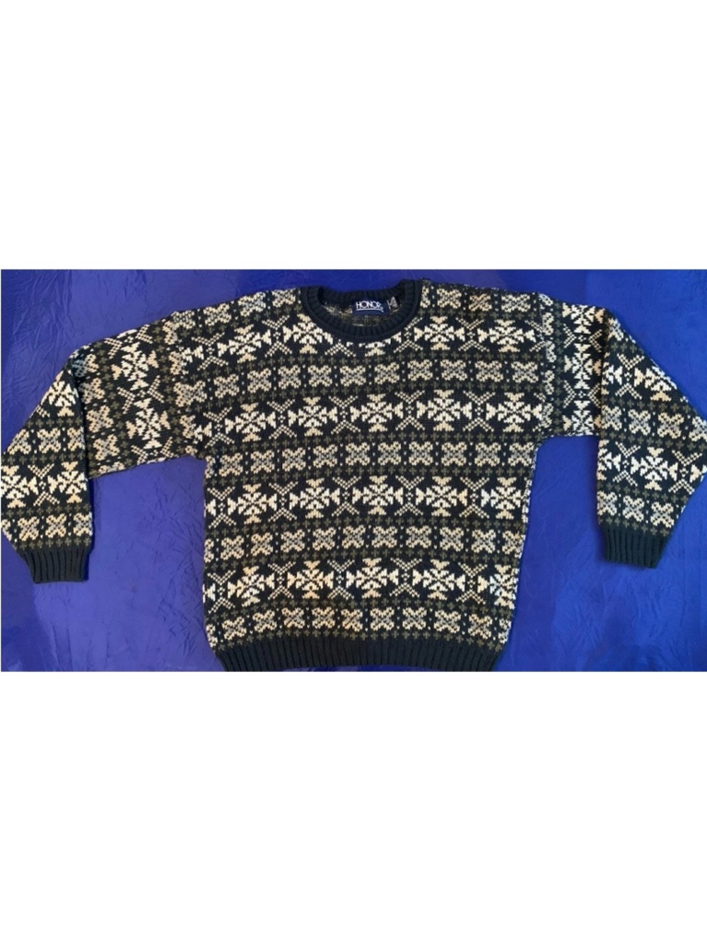 Vintage 1990s Honors Brand “Grandpa” Sweater Size xl